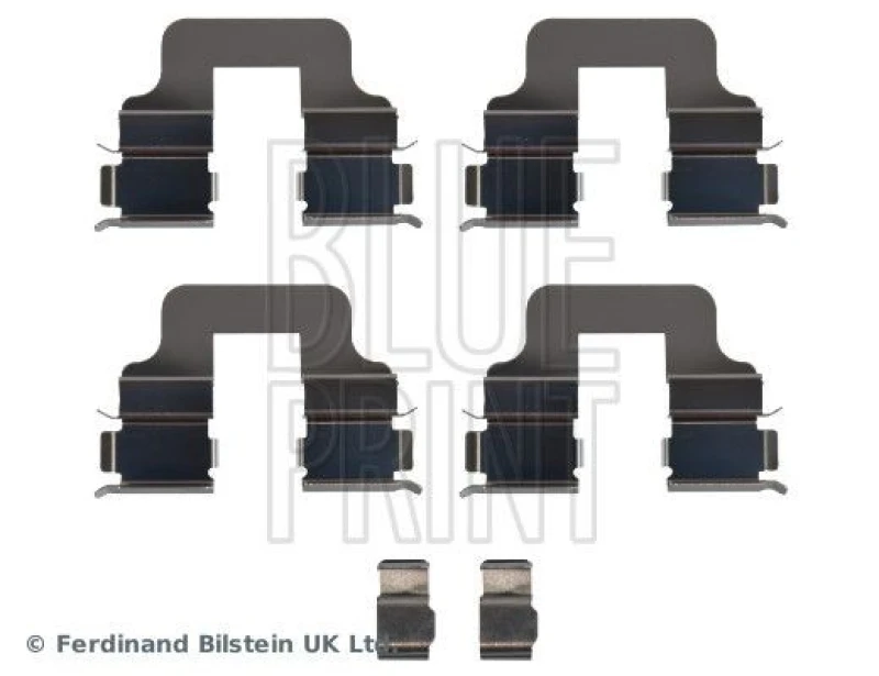 Image of Blue PRINT Brake pad fitting kit Blue PRINT ADBP480001
