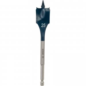 image of Bosch Self Cut Speed Hex Shank Flat Drill Bit 25mm 150mm