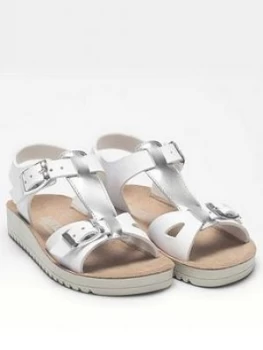 image of Lelli Kelly Girls Athena Sea Water Sandal - White Silver, White/Silver, Size 13 Younger