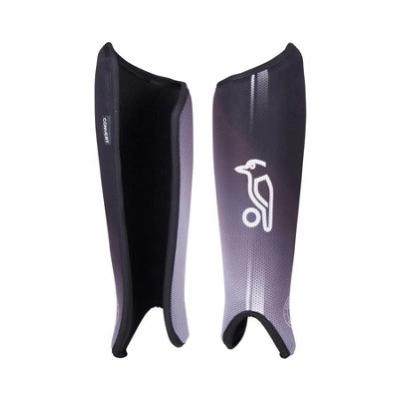 Image of Kookaburra Unisex Adult Convert 2021 Hockey Shin Pads (Pack Of 2) Black (L)