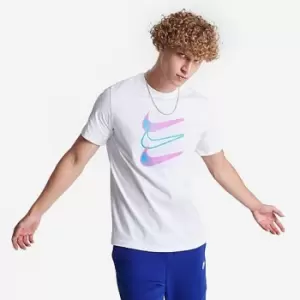 image of Mens Nike Sportswear Triple Swoosh Graphic T-Shirt