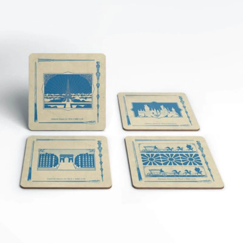 Image of Zavvi Location Corkbacked Coaster Set