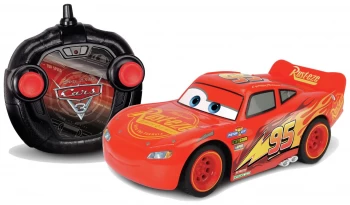 Image of Dickie Toys 203084003 RC Cars 3 Turbo Lightning McQueen 1:24 RC model car for beginners Electric Road version