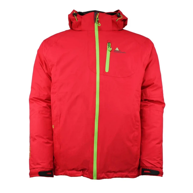 Image of Peak Mountain 3 in 1 ski jacket Peak Mountain Cixi Rouge Male 2XL CIXI/M-XXL/FLG-ROUGE