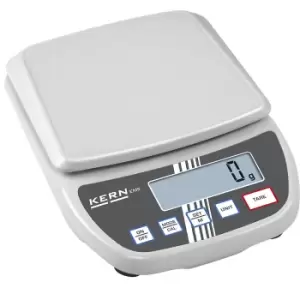 KERN Compact scales, for school and teaching activities, weighing range up to 12 kg, read-out accuracy 1 g, weighing plate 175 x 190 mm