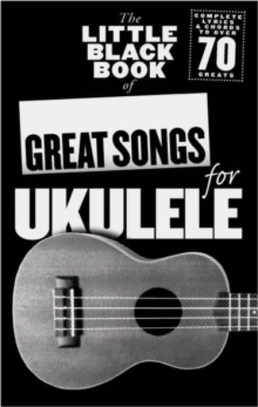 Image of The Little Black Book of Great Songs for Ukulele Uke Book Paperback