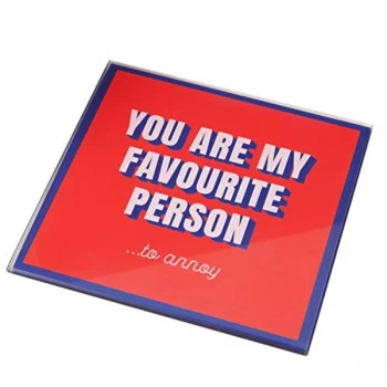 Image of For Your Eyes Only Coaster - Favourite Person