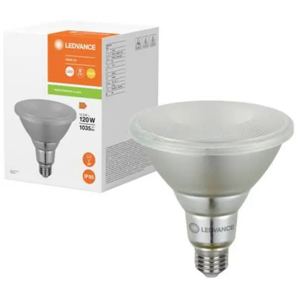 Image of LEDVANCE LEDVANCE 4099854067822 LED (monochrome) EEC F (A - G) E-27 Par 38 14 W = 120 W Warm white (Ø x H) 122mm x 122mm 4099854067822