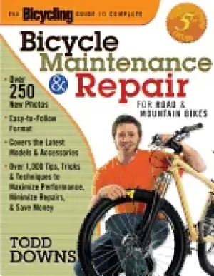 Image of bicycling guide to complete bicycle maintenance and repair for road and mou