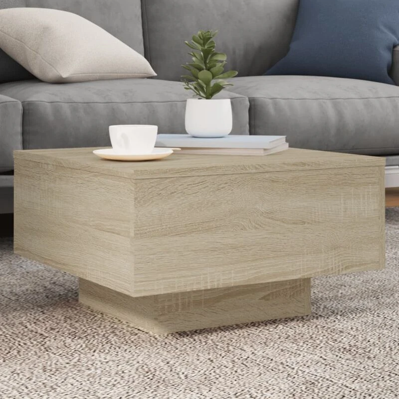 Image of VIDAXL Coffee Table Sonoma Oak 55x55x31cm Engineered Wood Vidaxl 8721012251533