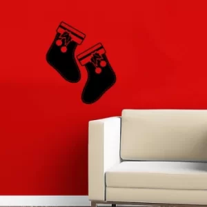 Image of OBSNOEL-20 Black Decorative Wall Sticker