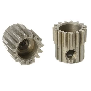 image of Corally 48 Dp Pinion Short Hardened Steel 15 Teeth Shaft Dia. 3.17Mm