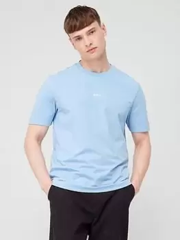 Image of BOSS Tchup Relaxed Fit T-Shirt, Blue, Size 2XL, Men