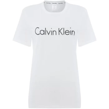 Image of Calvin Klein Logo T Shirt - White