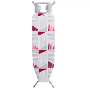 image of Kleeneze 126 x 45cm Memphis Raspberry Ironing Board