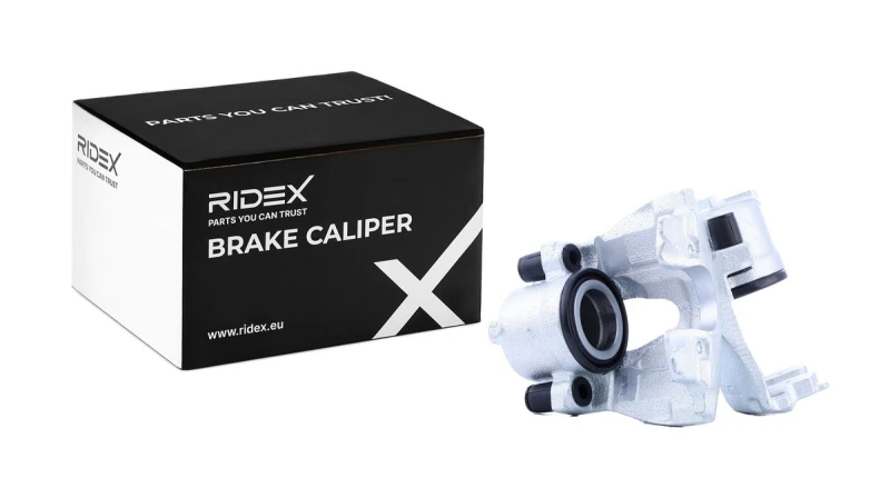 Image of RIDEX 78B1735 Brake caliper Front Axle, without holding frame Brake Caliper (78)