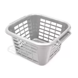 image of Addis 24L Square Laundry Basket, Grey-Green