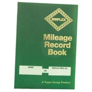 Image of Simplex Mileage Record Book Hardback MRB