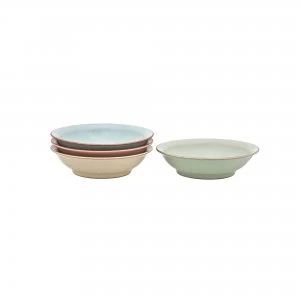 Denby Always Entertaining Deli 4 Piece Medium Shallow Bowl Set