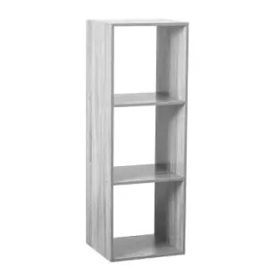 5Five 3 Compartment Shelving Unit - Grey