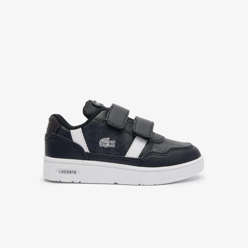 Image of Lacoste T-Clip Trainers - Black 6 infant