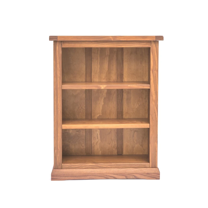 Image of Cabinet Bits Bookcase with Plinth 90x70x25cm in Brown Size: 90 x 70 x 25cm Brown Unisex 90 x 70 x 25 cm