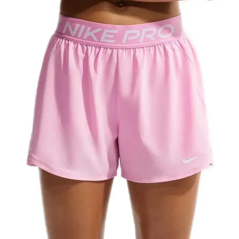 Image of Womens 2-in-1 shorts Nike Pro Rose Female XS