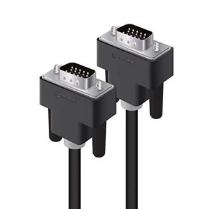 image of ALOGIC VGA/SVGA Video Cable - Male to Male (2 M); Compatible for HDTVs, Displays, Projectors, and More VGA Enabled Devices