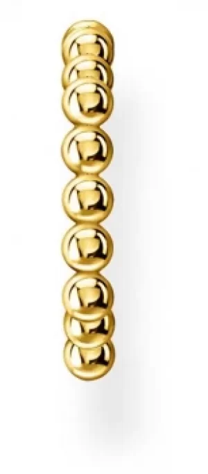 Image of Thomas Sabo 18k Yellow Gold Plated Single Ear Cuff EC0017- Jewellery