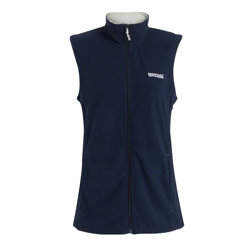 Image of Regatta Womens/Ladies Sweetness II Ligtweight Fleece Bodywarmer 14 - Bust 38' (97cm) Navy/Polar Bear RWB053-3EA-14