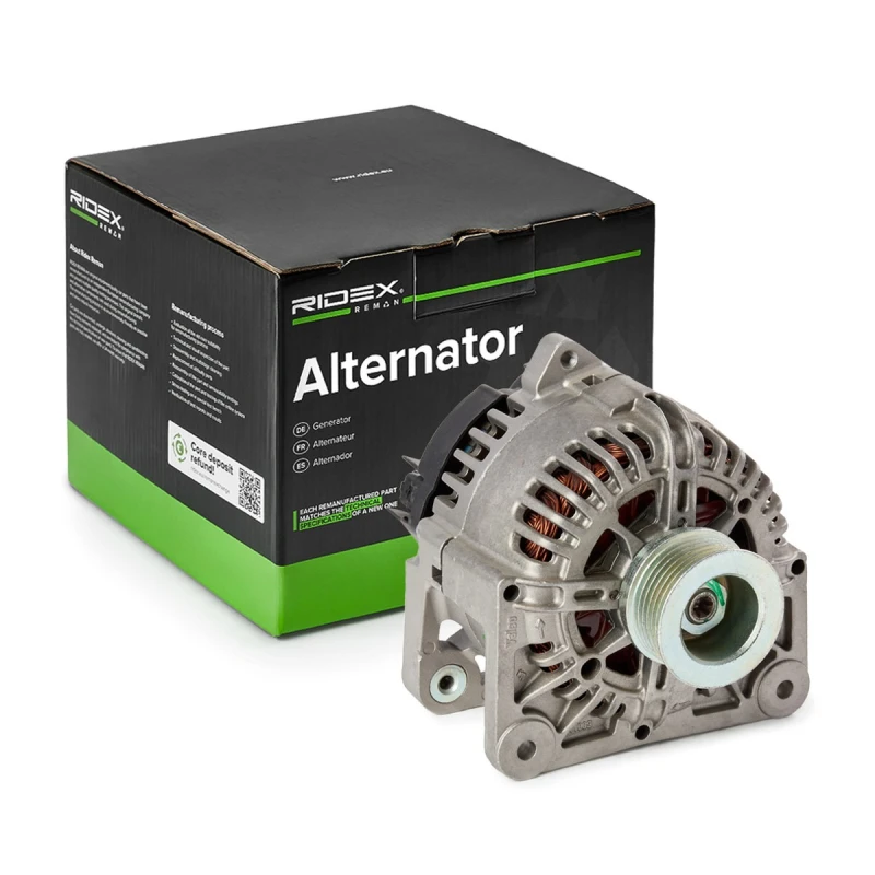 Image of RIDEX REMAN 4G0792R Generator Alternator Charging Current: 110A, Voltage: 12V, with integrated regulator Alternator (4)