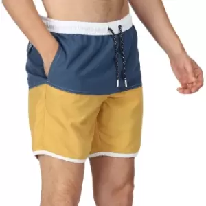 Image of Regatta Mens Benicio Quick Drying Adjustable Swimming Shorts XXL- Waist 41-43' (104-109cm)