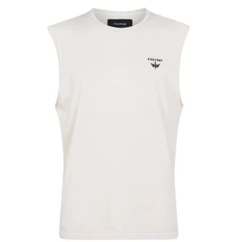 image of Firetrap Sleeveless Vest Mens - Off White