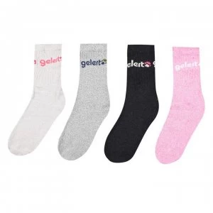 Image of Gelert Walking Boot Sock 4 Pack - Pink