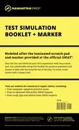 Image of manhattan gmat test simulation booklet w marker