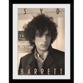 image of Syd Barrett - BW Portrait Collector Print