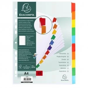 Image of Exacompta 10 Part Div With Mylar Tabs