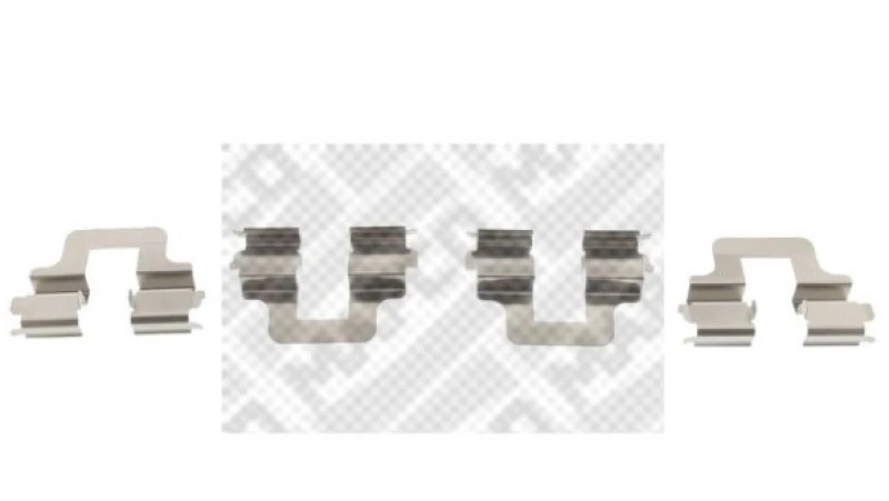 Image of MAPCO 9310 Accessory Kit, disc brake pads Rear Axle, Disc Brake Accessory Kit,disc brake pads (1164)