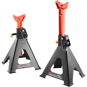 Image of Jack Stands, 6 Ton (13,000 lbs) Capacity Car Jack Stands Double Locking, 14.2 -23 inch Adjustable Height, for lifting suv, Pickup Truck, Car and