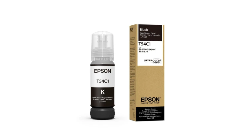 Image of Epson C13T54C120 Black Ink Bottle (Original)
