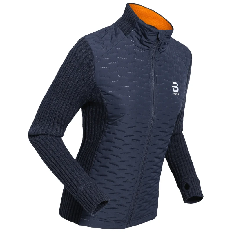 Image of Womens full zip hiking jacket Daehlie Sportswear Comfy Bleu Female S