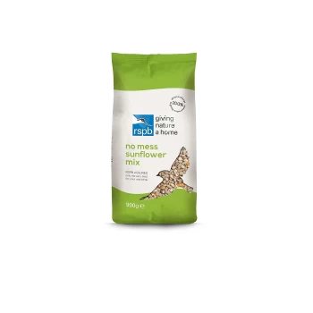 image of RSPB No Mess Sunflower Mix for Wild Birds - 900g