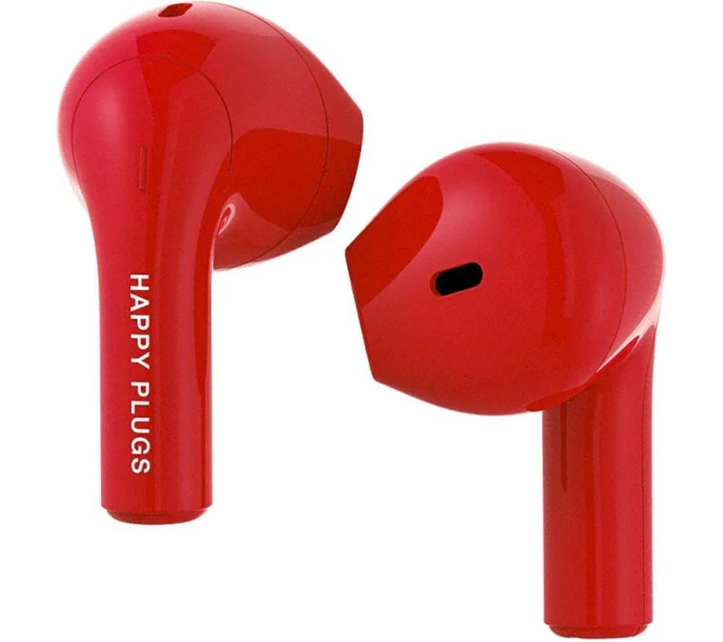 Image of HAPPY PLUGS Joy Wireless Bluetooth Earbuds - Red, Red 7350116012873