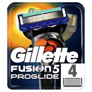 image of Gillette Fusion Proglide Mens Razor Blades 4 count