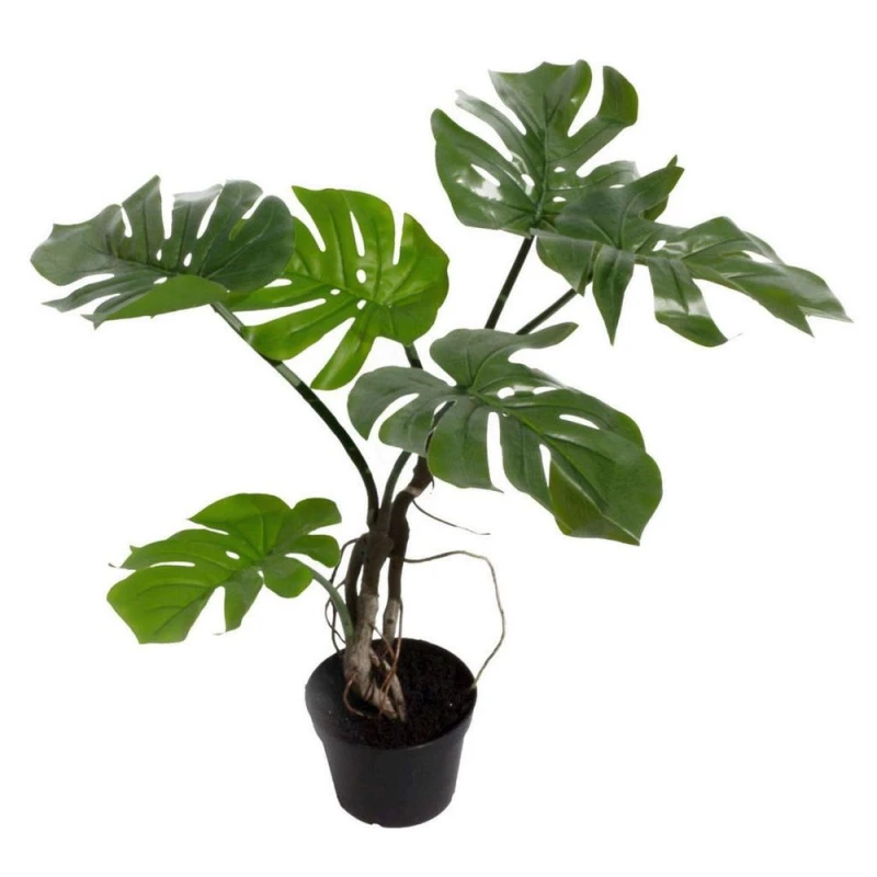Image of Leaf 65cm Leaf realistic Artificial Monstera Cheese Plant Green