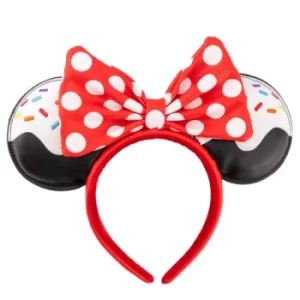 image of Loungefly Disney Minnie Sweets Sprinkle Ears Headband