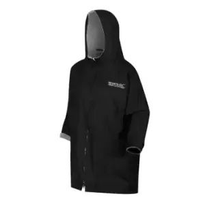 image of Regatta Junior Waterproof Changing Robe - Black