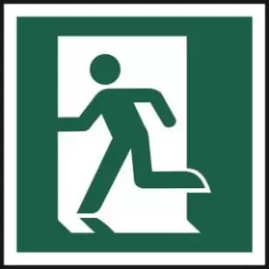 Image of Running man symbol (Left) - Sign - PVC (150 x 150mm)