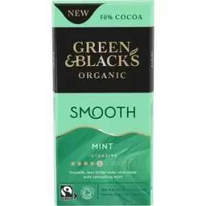 Image of GB Organic Smooth Dark Mint Chocolate Bar