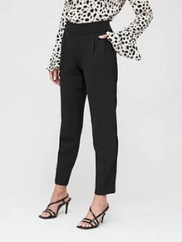 Image of Wallis Henna Pull On Trouser - Black, Size 8, Women